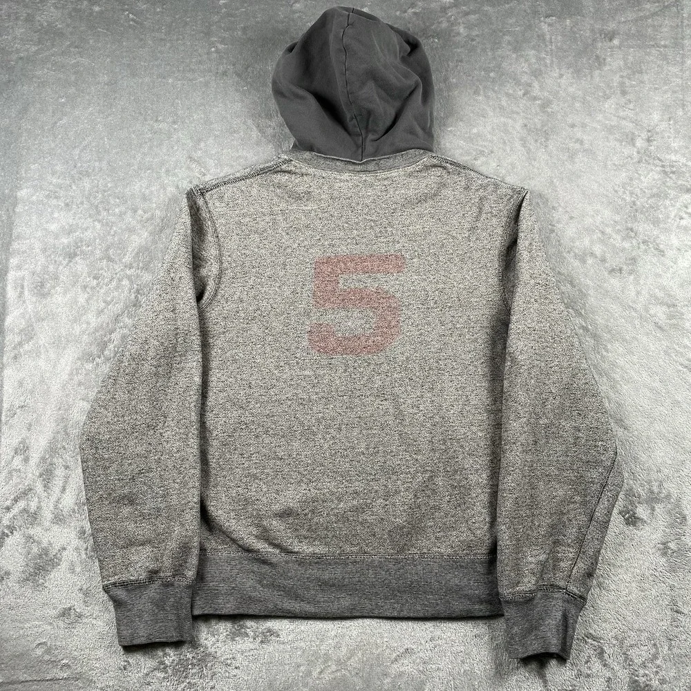 Vintage Polo Ralph Lauren Hoodie Mens Size M Grey 67th RL‎ Military Afterhood